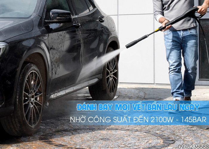 Karcher K5 Compact EU có công suất mạnh mẽ 2100w