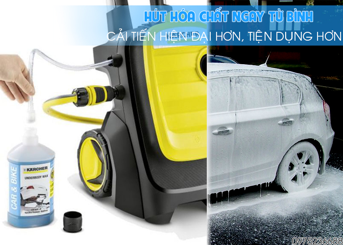Karcher K5 Compact EU hút hóa chất từ bình