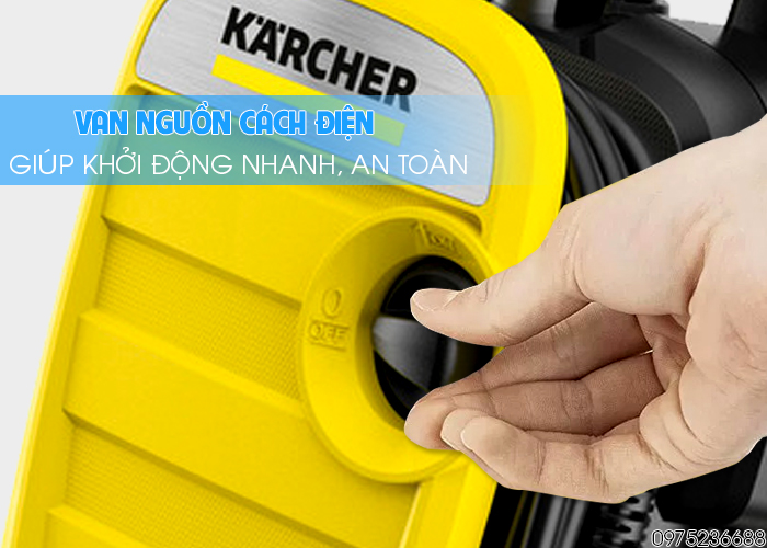 Karcher K5 Compact EU khởi động nhanh bằng van nguồn cách điện