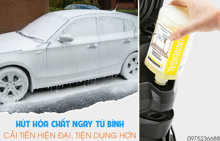 Karcher K5 EU kết hợp hóa chất tẩy rửa siêu sạch