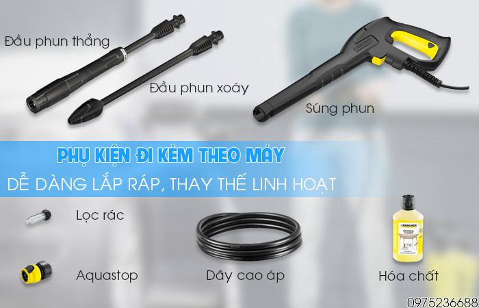 Karcher K5 EU và phụ kiện