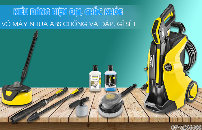 Karcher K5 Full Control & Home thiết kế hiện đại, đẹp mắt vỏ máy ABS cao cấp
