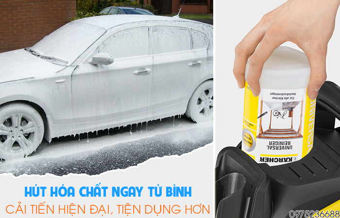 Karcher K5 Full Control EU kết hợp nước tẩy rửa Karcher