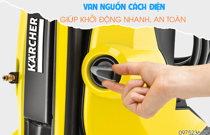 Karcher K5 Full Control EU có van nguồn cách điện an toàn