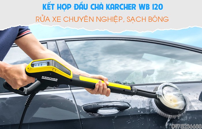 Karcher K5 Power Control & Home kết đầu chà Karcher WB 120