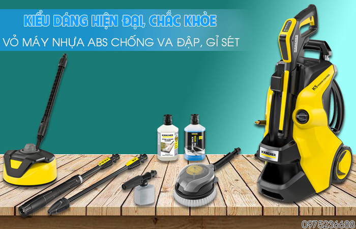 Karcher K5 Power Control & Home thiết kế hiện đại, đẹp mắt vỏ máy ABS cao cấp