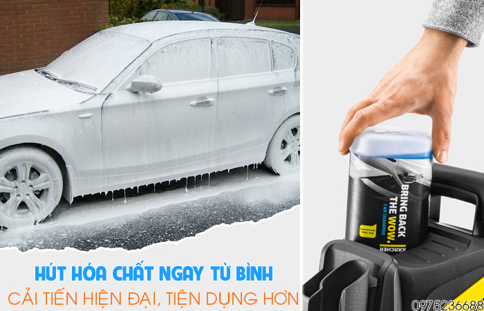 Karcher K5 Power Control EU kết hợp nước tẩy rửa Karcher