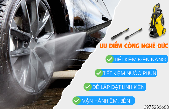 Ưu điểm công nghệ Đức trên Karcher K5 Power Control EU