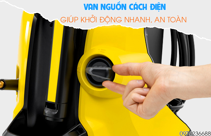 Karcher K5 Power Control EU có van nguồn cách điện an toàn
