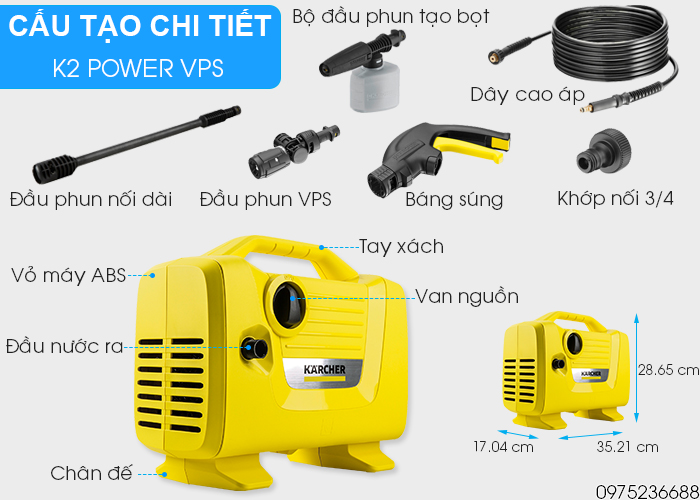 Chi tiết Karcher K2 Power VPS
